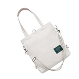 Solid Crossbody Tote Shoulder Bag for Women