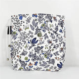 Flower Drawstring Canvas Bag for Obag Moon Style Inner Bag
