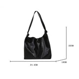 PU Leather Shoulder Bag Women Vintage Handbag Large Capacity Lady Purse