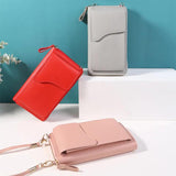 Women Shoulder Bag Phone Purse Zipper Flap Small Crossbody Bags