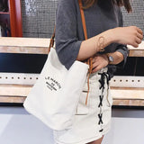 Canvas Crossbody Bag Casual Shoulder Handbag for Women