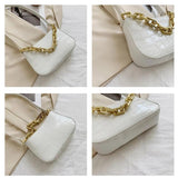 Crocodile Pattern PU Leather Tote Shoulder Bag for Women