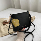 Vintage Sweet Solid Crossbody Bags For Women Shoulder Bag Handbags