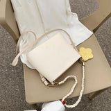 Vintage Sweet Solid Crossbody Bags For Women Shoulder Bag Handbags