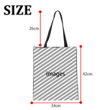 Customized Logo Linen Shoulder Bags Personalized Canvas Tote Handbag