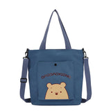 Canvas Bag Shoulder Bag Lady Version Student Bag