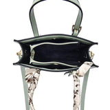 Women's Commuter Silk Scarf Shoulder Messenger Bag for Mom