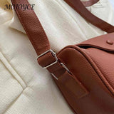 Printed Crossbody Bag Dumpling Bag PU Leather Casual Portable Soft