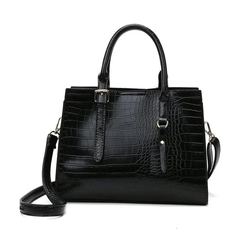 Soft Leather Large Capacity Women Shoulder Bags