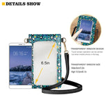 Coloranimal Rose Print Long Ladies Wallet Summer Mobile Phone Bag