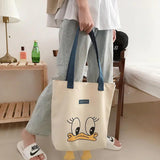 Yellow Duck Canvas Shoulder Bag for Girls