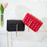 Ladies Square Jelly Shoulder Bag PVC Messenger Handbag