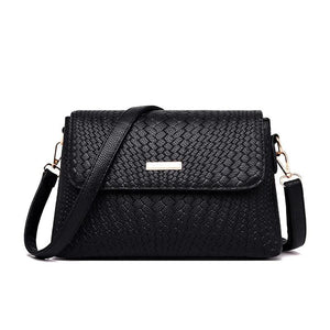 Small Soft Leather Bag Flap Pocket Handbags Shoulder Bags For Ladies