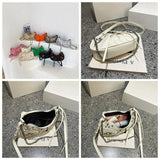 Rivet Half Moon Hobo Bag with Purse, Punk Style Lady Shoulder Bag