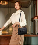 Flap Pocket Handbags Shoulder Bags for Ladies PU Leather Bag