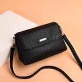 Flap Pocket Handbags Shoulder Bags for Ladies PU Leather Bag