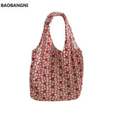 Women Canvas Shoulder Bags Flower Embroidery Totes Female Casual Floral Handbags