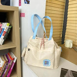 Waterproof Nylon Tote Bag Large Capacity Canvas Bag