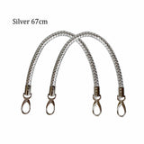 High Round Faux Leather Handles for O Bag Handbag