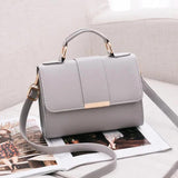 Women PU Leather Handbag Small Shoulder Crossbody Flap Bag