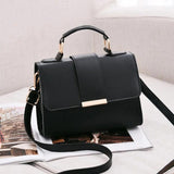 Women PU Leather Handbag Small Shoulder Crossbody Flap Bag