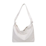 Large Capacity Women's Shoulder Bag PU Tote Casual Handbag