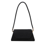 Vintage French Shoulder Bag Matte PU Office Ladies Handle-pouch