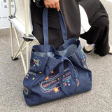 Cowboy Tote Bag Large Capacity Women Handbags Shoulder Bag