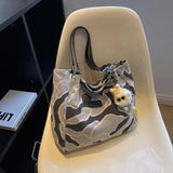 Chain Travel Women's Cotton Shoulder Bag Cross Body Purse