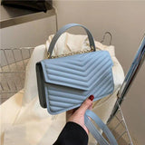 Women's Diamond Lattice Chain Shoulder Bag