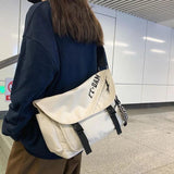 Harajuku Techwear Nylon Shopper Sling Man Gothic Crossbody Bags Fanny Pack