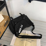 Harajuku Techwear Nylon Shopper Sling Man Gothic Crossbody Bags Fanny Pack