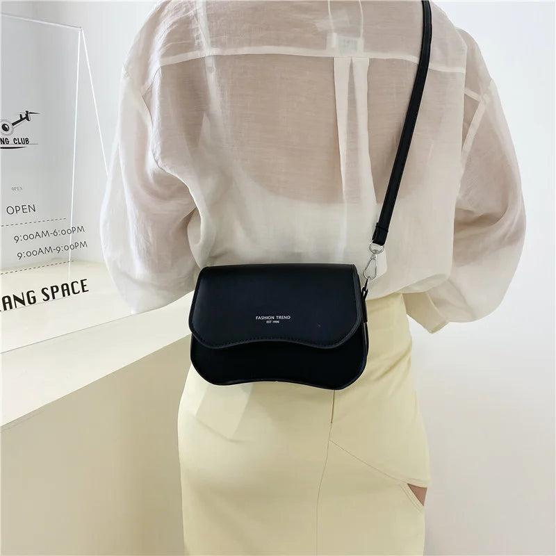 Crossbody Bags for Women Solid Wild Flap Shoulder Bag Lady Small