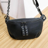 High First layer cowhide Women Handbag 100% Leather Ladies Shoulder Bag Chain