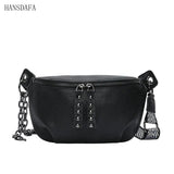 High First layer cowhide Women Handbag 100% Leather Ladies Shoulder Bag Chain