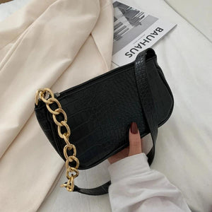 Purple Armpit Sling Handbag Lady Shoulder Messenger Bag