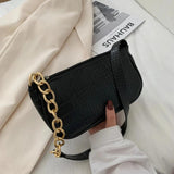 Purple Armpit Sling Handbag Lady Shoulder Messenger Bag