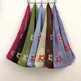 Hollow Mesh Beach Bags Flower Handbag Women's Shoulder Shopping
