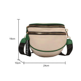 Vintage Crossbody Shoulder Bag Women Zipper Phone Pouch Saddle Purse Handbag