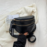 Vintage Crossbody Shoulder Bag Women Zipper Phone Pouch Saddle Purse Handbag
