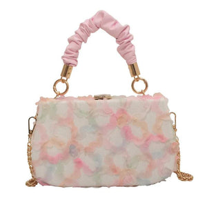 Lace One-shoulder Cross-body Handbag