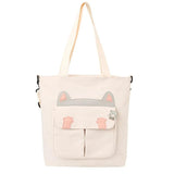 Japanese Campus Cat Bag Canvas Bag Female Bag