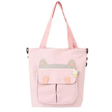 Japanese Campus Cat Bag Canvas Bag Female Bag
