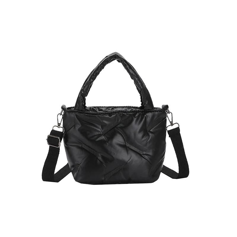 High Solid Bucket Shoulder Crossbody Bag Woman