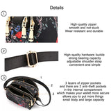 Nylon Waterproof Shoulder Bag Women Handbag Print Messenger Bag