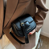 Vintage Women's Shoulder Bag Autumn Winter All-match Pu Flap Handbags