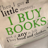 Poetry Lifest Canvas Shoulder Tote Bag