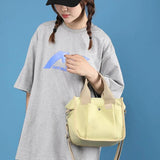 Canvas Tote Bag Small Shoulder Crossbody Handbag Shopper Purses