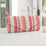 Colorful Clutches Lady Clutch Party Purse with Sliver Chain Messenger Bag