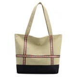 Large Capacity Retro Canvas Bag Student Working Suitable Shoulder Bags